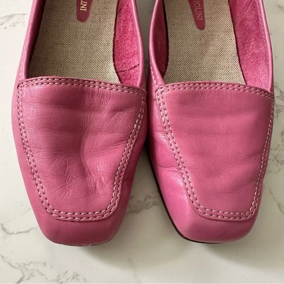 Enzo Angiolini | Pink Slip On Flats - Picture 2 of 9